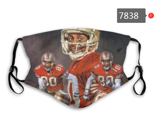 NFL 2020 San Francisco 49ers #19 Dust mask with filter->nfl dust mask->Sports Accessory